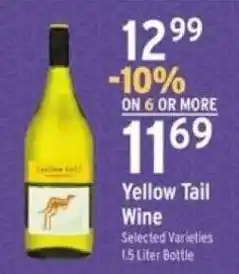 Brookshire's Yellow Tail Wine offer
