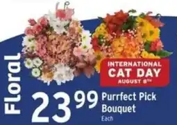 Brookshire's Floral Purrfect Pick Bouquet offer