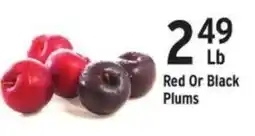 Brookshire's Red Or Black Plums offer