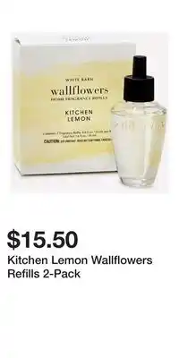 Bath & Body Works Kitchen Lemon Wallflowers Refills 2-Pack offer