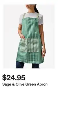 Bath & Body Works Sage & Olive Green Apron offer
