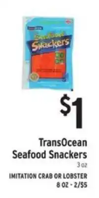 Brookshire's TransOcean Seafood Snackers offer
