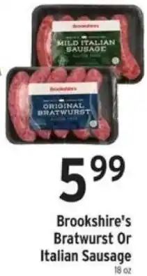 Brookshire's Brookshire's Bratwurst Or Italian Sausage offer