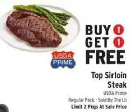Brookshire's Usda Prime Top Sirloin Steak offer