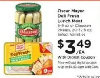Pick'n Save Oscar Mayer Deli Fresh Lunch Meat offer