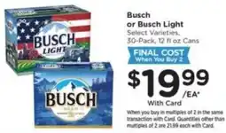 Pick'n Save Busch or Busch Light offer