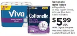 Pick'n Save Cottonelle bath tissue offer