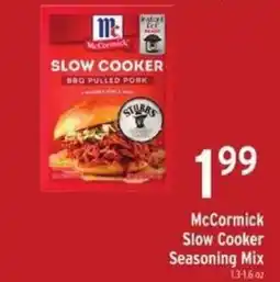 Brookshire's McCormick Slow Cooker Seasoning Mix offer