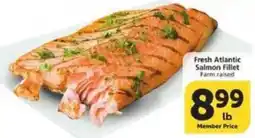 Albertsons Fresh Atlantic Salmon Fillet offer