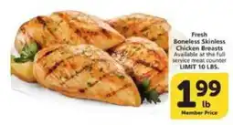 Albertsons Fresh Boneless Skinless Chicken Breasts offer
