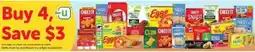Albertsons Buy 4, Save $3 offer