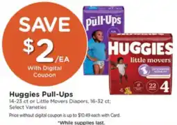 Pick'n Save Huggies Pull-Ups offer