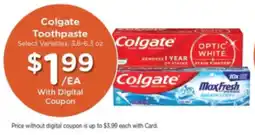 Pick'n Save Colgate toothpaste offer