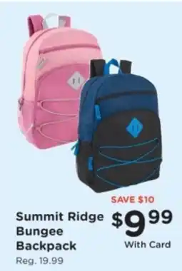 Kroger Summit Ridge Bungee Backpack offer