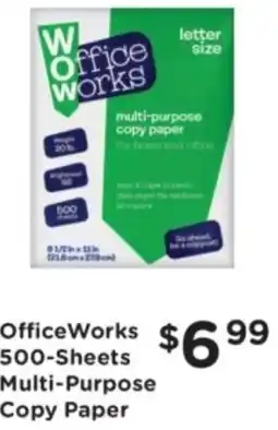 Kroger OfficeWorks multi-purpose copy paper offer