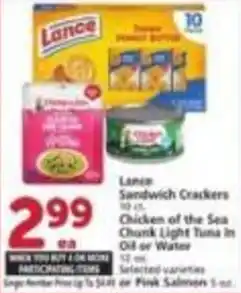 Albertsons Lance Sandwich Crackers offer