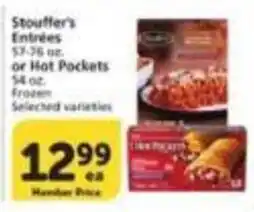 Albertsons Stouffer's Entrees or Hot Pockets offer