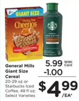 Pick'n Save General Mills Giant Size Cereal offer