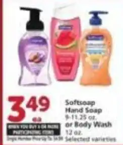 Albertsons Softsoap Hand Soap or Body Wash offer