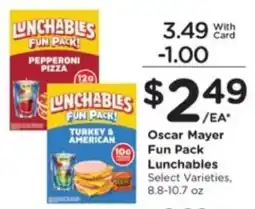Pick'n Save Oscar Mayer Fun Pack Lunchables offer