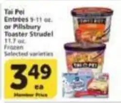 Albertsons Tai Pei Entrées or Pillsbury Toaster Strudel offer