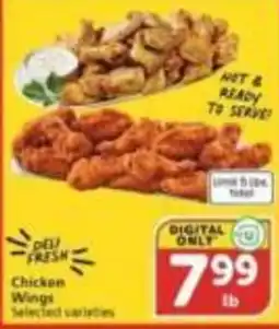 Albertsons Del Fresh Chicken Wings offer
