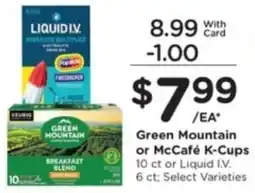 Pick'n Save Green Mountain or McCafé K-Cups offer