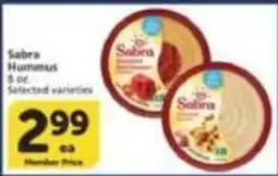 Albertsons Sabra Hummus offer