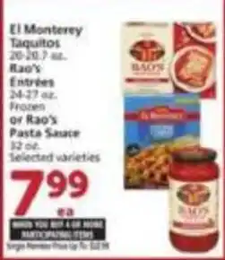 Albertsons El Monterey Taquitos offer