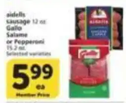 Albertsons Gallo Sausage offer