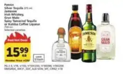 Albertsons Patrón Silver Tequila, Jameson Irish Whiskey, Gran Malo Spicy Tamarind Tequila or Kahloa Coffee Liqueur offer