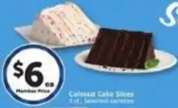 Albertsons Colossal Cake Slices offer