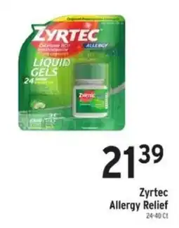 Brookshire's Zyrtec Allergy Relief offer