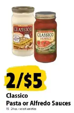 Festival Foods Classico pasta or alfredo sauces offer