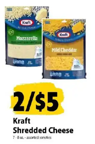 Festival Foods Kraft shredded cheese offer