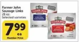 Albertsons Farmer John Sausage Links offer