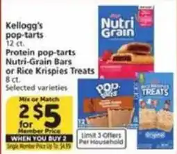 Albertsons Kellogg's pop-tarts offer