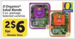 Albertsons O Organics Salad Blends offer