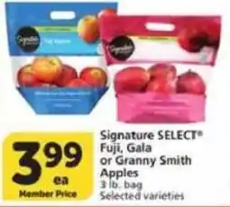 Albertsons Signature SELECT Fuji, Gala or Granny Smith Apples offer