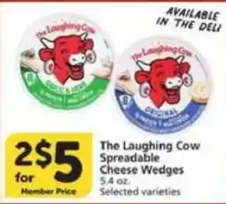 Albertsons The Laughing Cow Spreadable Cheese Wedges offer