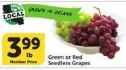 Albertsons Green or Red Seedless Grapes offer