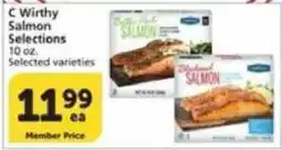Albertsons C Worthy Salmon Selections offer