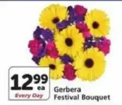 Albertsons Gerbera Festival Bouquet offer