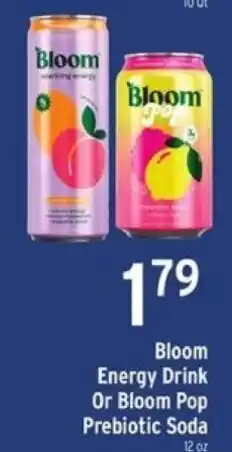 Brookshire's Bloom Energy Drink Or Bloom Pop Prebiotic Soda offer