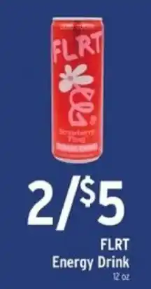 Brookshire's Flrt Energy Drink offer