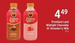 Brookshire's Promised Land Midnight Chocolate Or Strawberry Milk offer