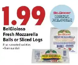 Festival Foods BelGioioso Fresh Mozzarella Balls or Sliced Logs offer