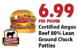 Festival Foods Certified Angus Beef Ground Chuck Patties offer