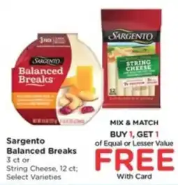 Pick'n Save Sargento Balanced Breaks offer
