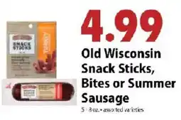 Festival Foods Old Wisconsin Snack Sticks offer